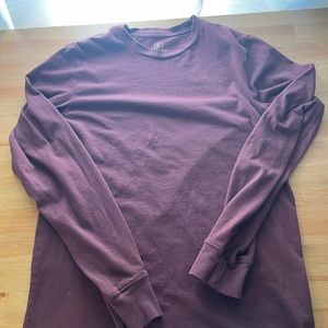 Maroon long sleeve tee